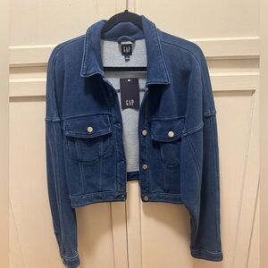 NWT GAP Women's Dark Blue Jean Jacket